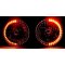7" H6024/6014 Amber LED Angel Eye Ring Halo Headlight Blinker Turn Signal Light