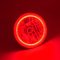 7" Halogen Motorcycle Red COB LED Halo H4 Light Bulb Headlight: Harley