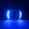 4X6" Blue LED Halo Projector Halogen Headlight Headlamp Bulbs Crystal Clear Set