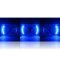 4X6" Blue LED Halo Projector Halogen Headlight Headlamp Bulbs Crystal Clear Set