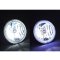 7" Blue COB LED Halo Angel Eye Headlamp Headlight H4 HID 6000K Light Bulb Pair