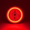 5-3/4" Red LED COB SMD Halo Angel Eyes Halogen Light Bulbs Metal Headlights Set