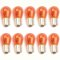 1156NA 12V Amber Park Parking Back Up Tail Light Signal Lamps Box of 10 Bulbs