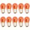 1156NA 12V Amber Park Parking Back Up Tail Light Signal Lamps Box of 10 Bulbs