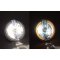 7" Halogen Motorcycle Crystal Clear Amber LED Halo Blinker Turn Signal Headlight