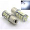 #1156 18SMD White LED Park Parking Tail Light Turn Signal Reverse Lamp Bulb Pair