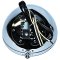 7" Motorcycle Headlight Chrome Housing Headlamp Light Bulb Bucket Fits: Harley