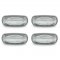 Clear Front Rear LED Side Marker Lenses Lights For 2003-2009 Dodge Ram 2500 3500