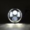 7" Motorcycle Black Projector Octane HID LED Headlight w/ RGB Multi-Color Halo