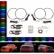 Multi-Color Shift LED RGB Headlight Halo Ring M7 Set For 06-08 Dodge Ram Sport