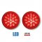 84 85 86 87 88 89 90 Chevy Corvette LED Rear Tail Light Lamp Lens 1984-1990 Pair