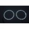 White 6K LED SMD Halo DRL Angel Eye Headlight Rings Kit For 76-17 Jeep Wrangler