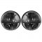 Octane 7" inch Round Chrome Black Dual Low/Hi HID LED Octane Headlights Pair