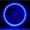 7" Halogen Blue LED Halo Ring Angel Eyes Headlight Headlamp Light Bulbs Pair Img