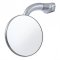 One Stainless Steel Peep Mirror Side View Mirror 4 in. Right Or Left 1 pc.