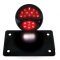LED 1928 Ford Model "A" Tail Light - Horizontal w/ Black Rim/Black Housing | Motorcycle Products