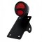 LED 1928 Ford Model "A" Tail Light - Vertical w/ Black Rim/Black Housing | Motorcycle Products