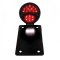 LED 1928 Ford Model "A" Tail Light - Vertical w/ Black Rim/Black Housing | Motorcycle Products